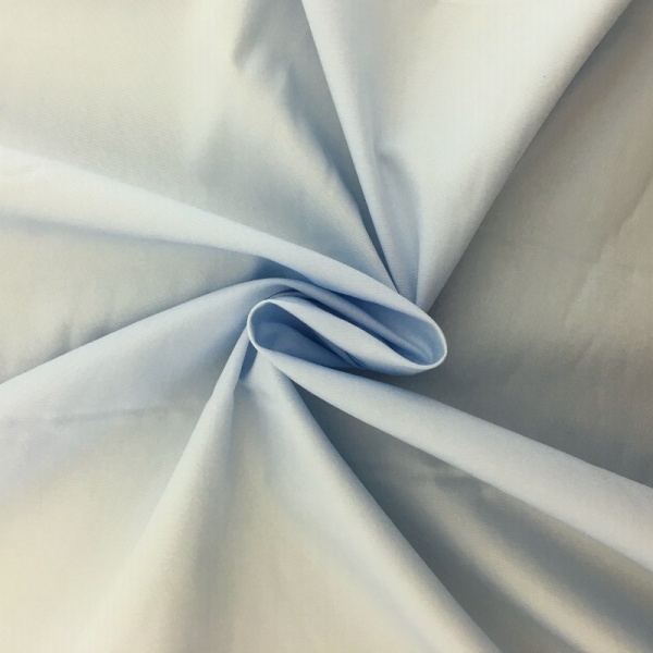 100% Cotton Poplin - PALE BLUE